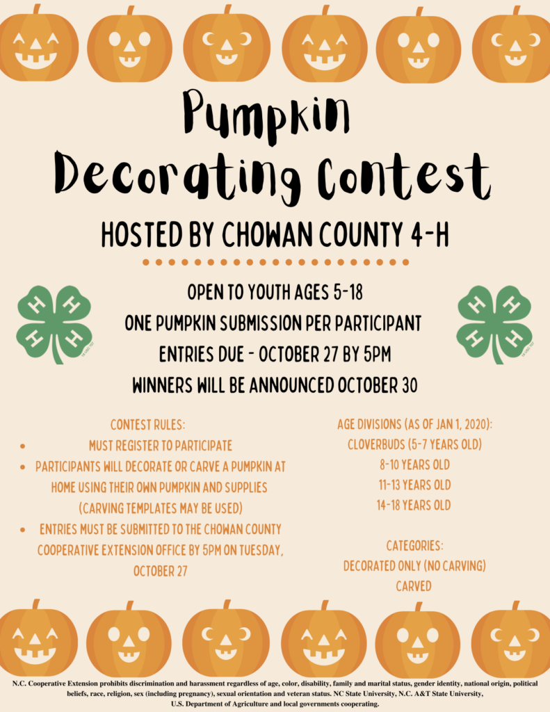 Pumpkin Decorating Contest