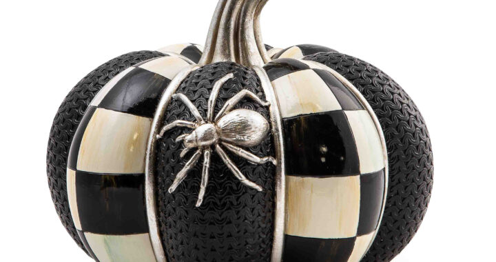 Mackenzie-Childs Spellbound Spider Pumpkin: Enchant Your Décor